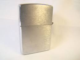 Nice Zippo 1997 Brushed Chrome Flip Top Lighter Sparking ...
