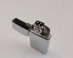 Vintage 1970 Zippo Slim Lighter: Plain Windproof Tobacciana ...